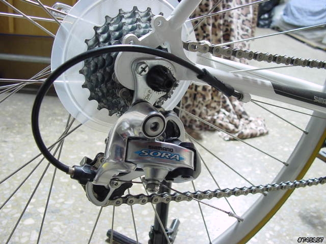 我的GIANT R800老鋼管 改SHIMANO ST-2200煞變把"PART3~!!