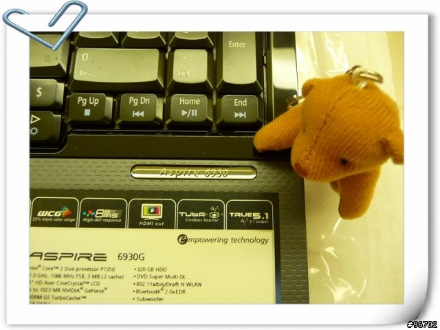 【開箱分享】ACER Aspire 6930G-732G32
