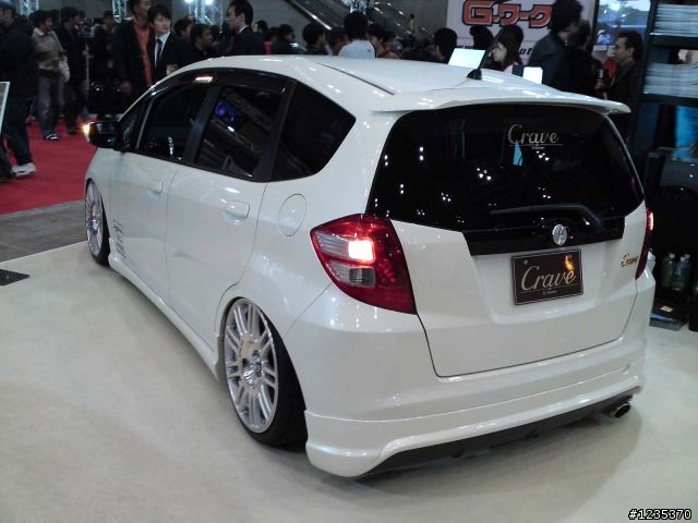 2009東京改裝車展--日本氣質美妹show girl 與 Honda Fit