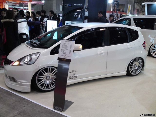 2009東京改裝車展--日本氣質美妹show girl 與 Honda Fit