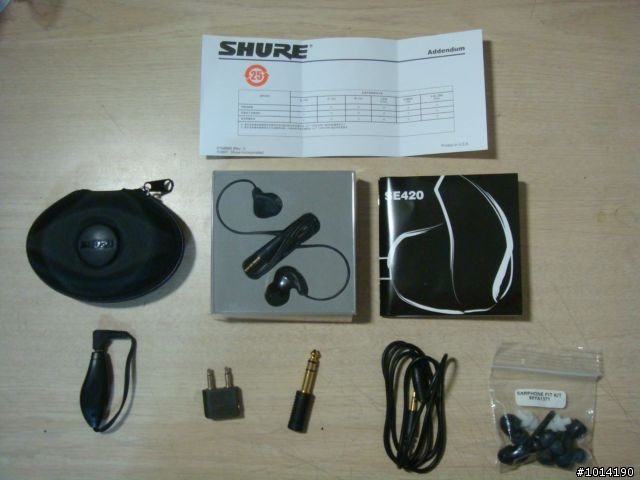 入手SHURE SE420新手開箱及小心得(補充RUN近500hr心得)