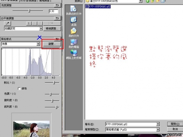 網路收集的二十六組Picture style