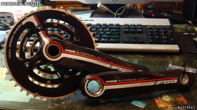 開箱文~2009 FSA K-FORCE LIGHT MTB大盤 (安裝完畢)