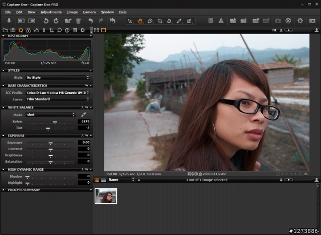 LX3的RW2文件已经破解成D-LUX4的RW2文件,可以用CaptureOne pro软件打开和编辑