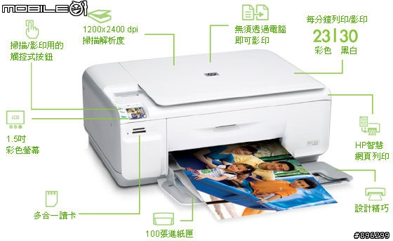 HP C4480 六合一事務機 簡易開箱文