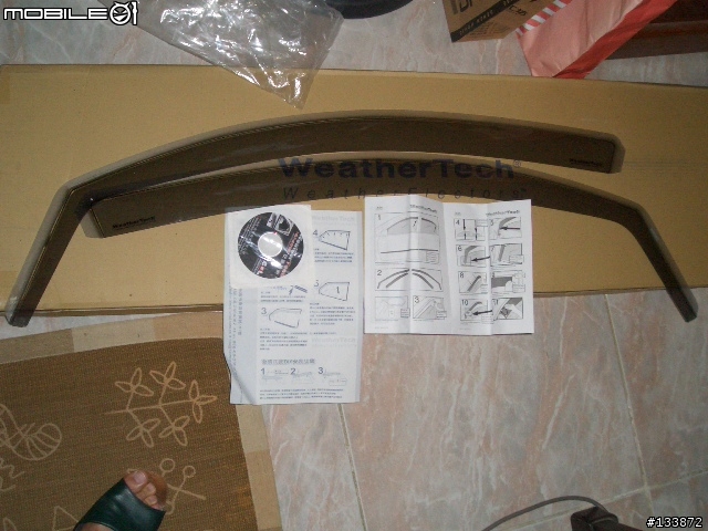 分享~sirion WeatherTech 晴雨窗開箱~分享完成圖