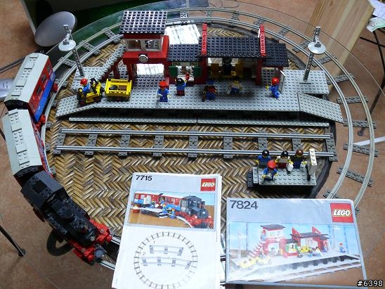 (LEGO) 1980年代的骨董樂高 Part5 火車 月台組