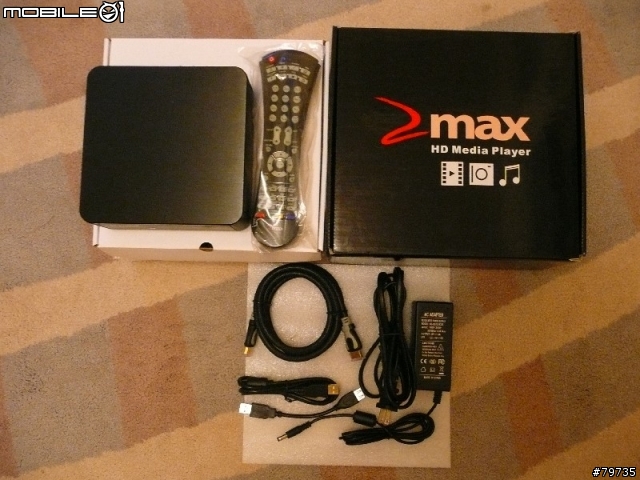 支援1080P的Z-MAX多媒體播放機(高清播放機)開箱文