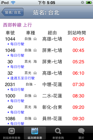 火車時刻表 and 高鐵時刻表 上架了