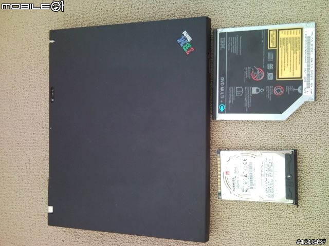 (NEW 補充: T43的殘骸 與 懊惱的問題)- T43配備轉攻T400/T500 (硬碟 與 光碟機)