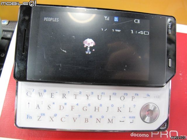 萬眾期待3.5吋AQUOS QWERTY +=*SH-04A*=+ docomo PRO series 開箱來了!!