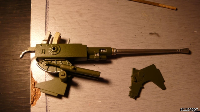 國軍 M1四公分防空機關砲 - 製作進度5 火砲好!