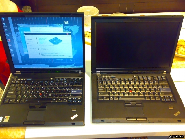 第一次的開箱文,不朽的巨作...絕版4:3 SXGA+ Lenovo T61p