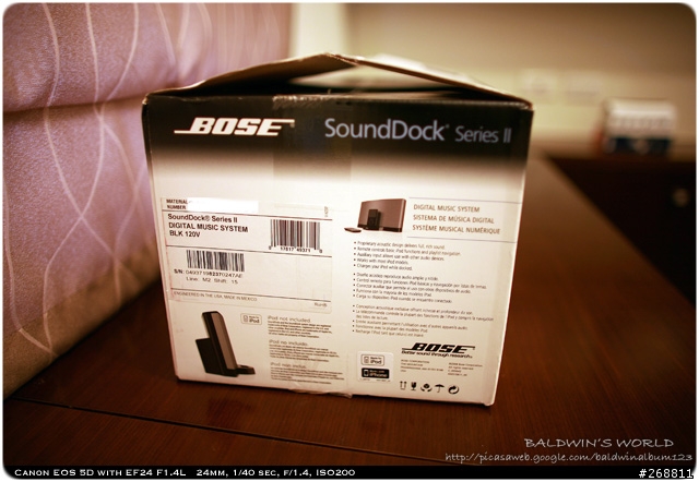 Mac周邊(BOSE SoundDock, BELKIN插座擴充)開箱文