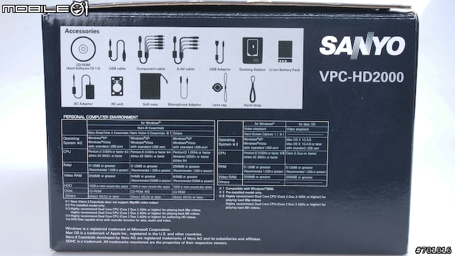 [試用分享]攝影錄影一手掌握，SANYO HD2000