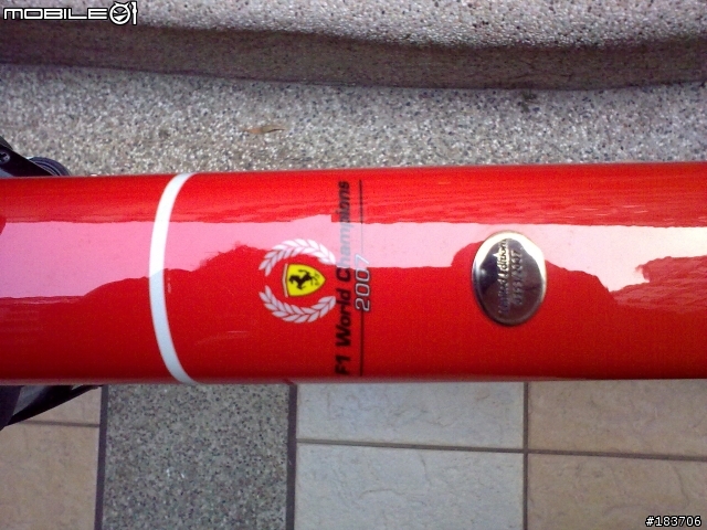 人生中的第一台" Ferrari " CX70 bicycle 2007 Word Champions限量版