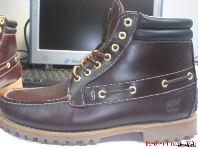 {開箱}Timberland 【 34561 】 Authentics 7-Eye Chukka Burgundy 雷根鞋