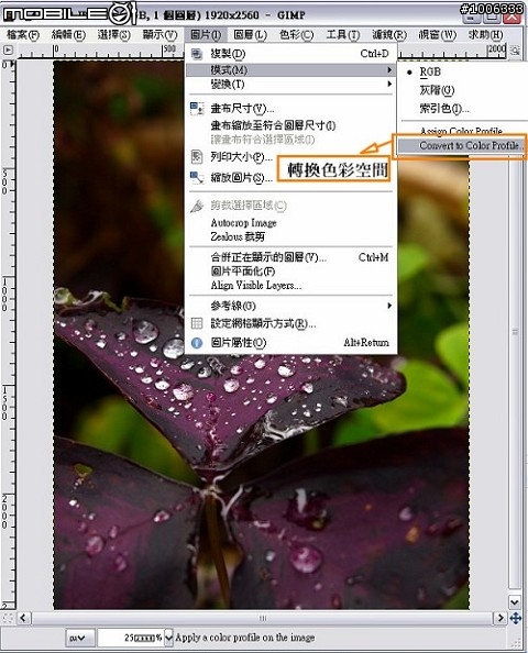 Adobe RGB 色域之O家色彩表現第一篇 如何轉換色域