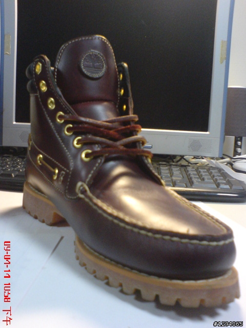 {開箱}Timberland 【 34561 】 Authentics 7-Eye Chukka Burgundy 雷根鞋