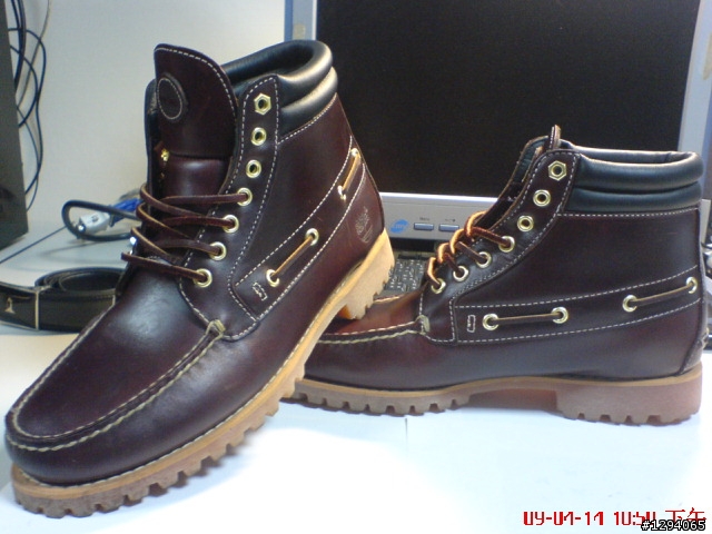 {開箱}Timberland 【 34561 】 Authentics 7-Eye Chukka Burgundy 雷根鞋