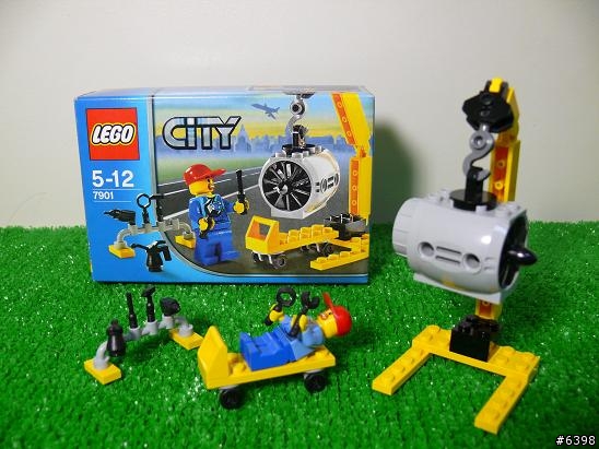 (LEGO)2006年 樂高 PART 21 城市系列 7901 飛機修護工