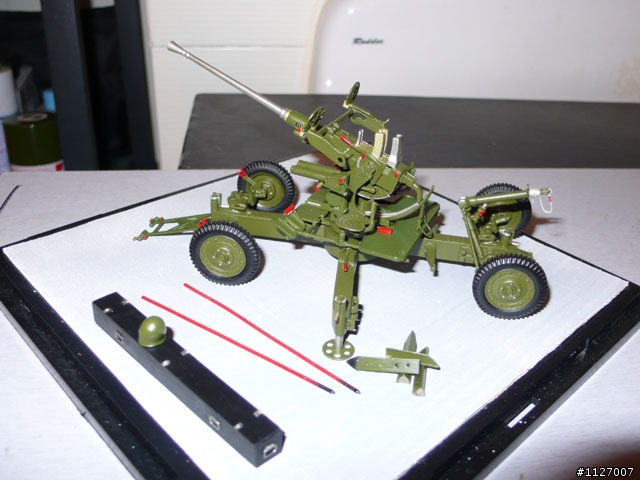 國軍 M1四公分防空機關砲 - 製作進度5 火砲好!