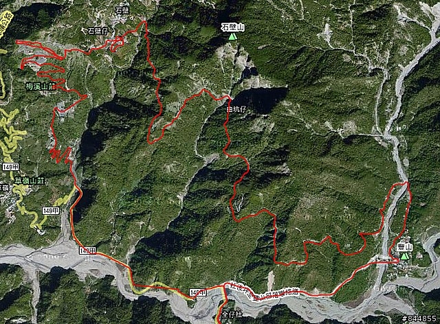 雲林草嶺~嘉義豐山 林道路線