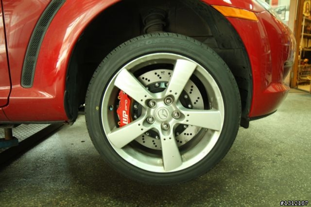 RX-8 + WP pro 煞車王 六活塞 360mm 打孔碟 + 道路版來令片
