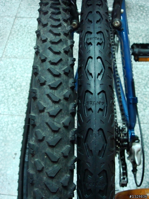 便宜又大碗的 Serfas Drifter 26 x 1.5 反光防刺胎