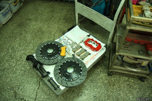 RX-8 + WP pro 煞車王 六活塞 360mm 打孔碟 + 道路版來令片
