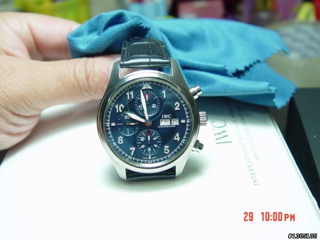 世界?大名錶 IWC萬國錶 飛行員「勞倫斯體育公益基金會版」自動計時腕錶