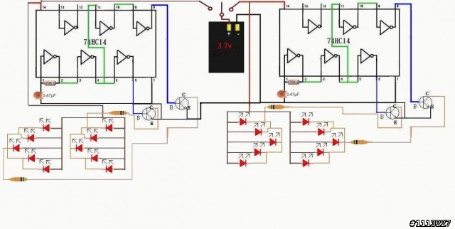 DIY LED方向燈