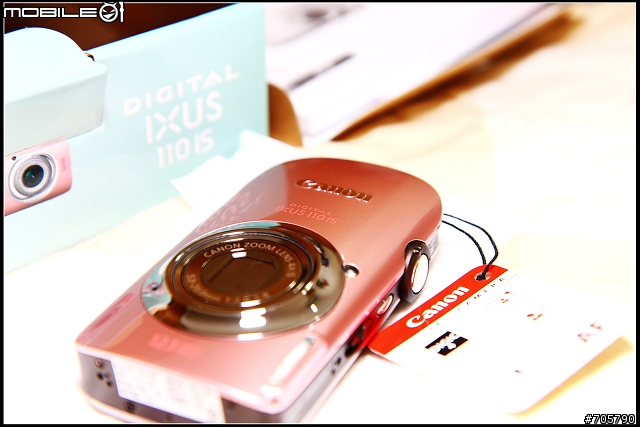 粉紅CANON IXUS 110 IS開箱+新添購超卡哇依的兔子相機包^_^