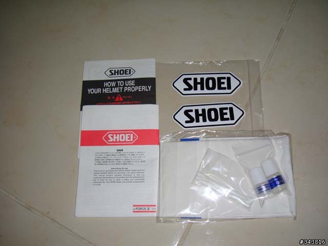 女友的SHOEI J-FORCE3→新增2張實戴照片