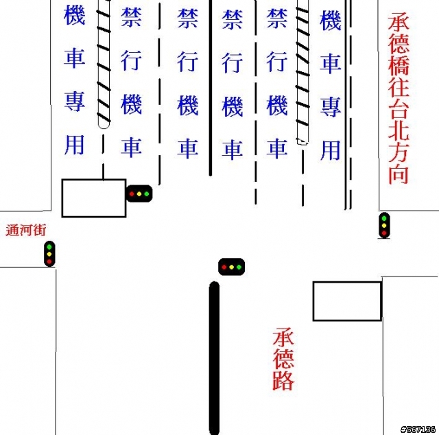 車禍責任判定!!有請達人!附模擬圖~