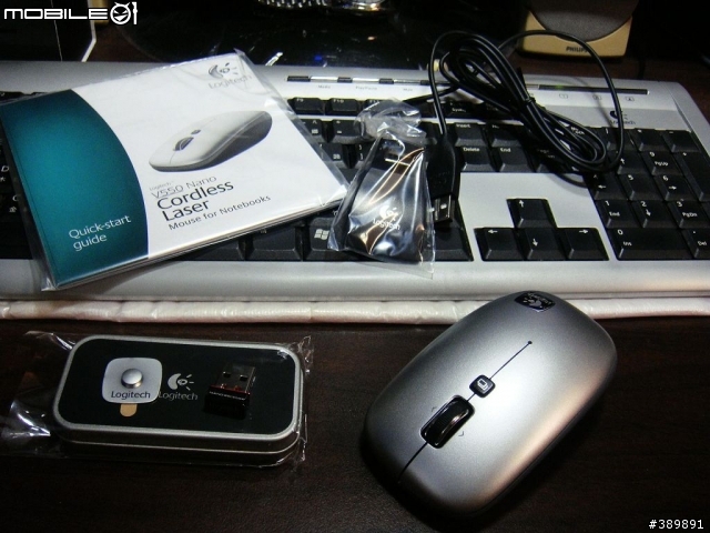 滑鼠的精準度-Logitech V550 Nano 無線雷射滑鼠