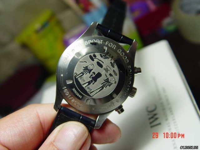 世界?大名錶 IWC萬國錶 飛行員「勞倫斯體育公益基金會版」自動計時腕錶