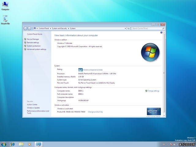 老筆電也有春天 - D600 Ready for Vista and Windows 7