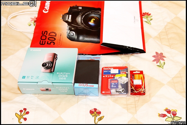 粉紅CANON IXUS 110 IS開箱+新添購超卡哇依的兔子相機包^_^
