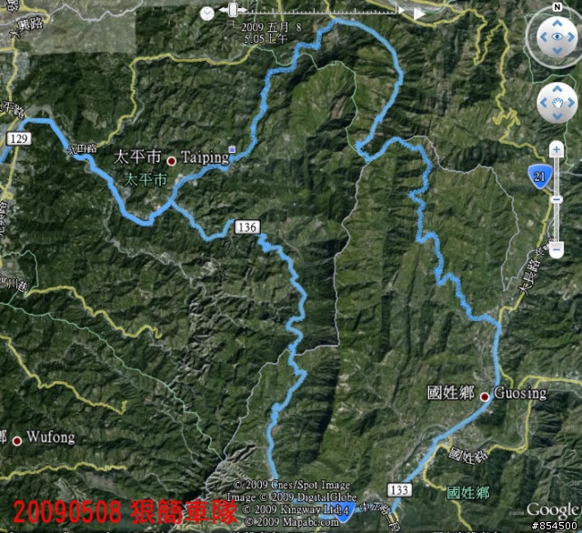 台中縣南投縣-一江橋136-國姓-頭櫃-中和-星野-一江橋一圈73公里