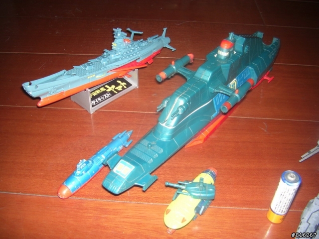 卡通中戰艦模型_心中四大戰艦