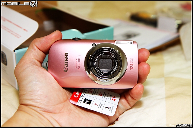 粉紅CANON IXUS 110 IS開箱+新添購超卡哇依的兔子相機包^_^
