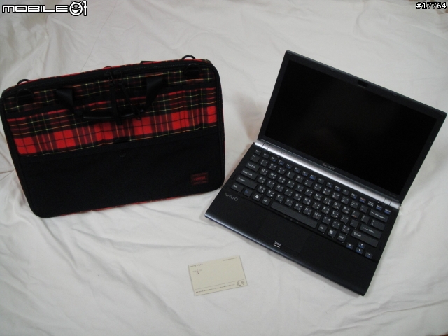 【王者登場 誰與爭鋒】SONY VAIO VGN-Z48TD/X 碳纖黑+吉田カバンPCバッグ レッドチェック【数量限定30】 CC-YPC-SR/RC
