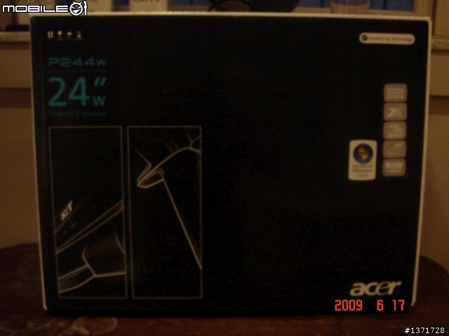 鋼烤之ACER P244W入手開箱...