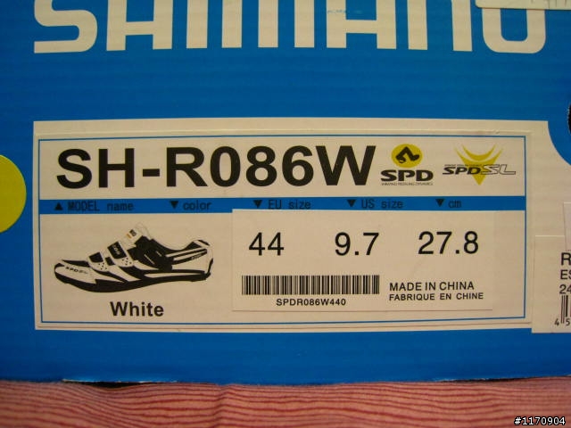 SHIMANO SH-R086W卡鞋開箱文