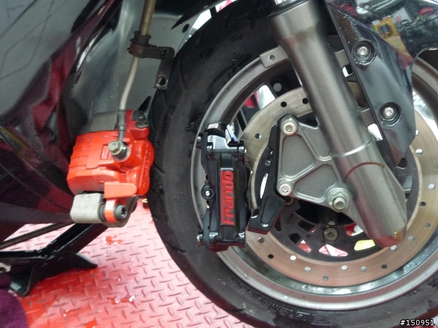 雷霆racing化油版150陶碟改FRANDO幅卡