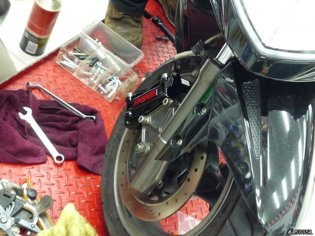 雷霆racing化油版150陶碟改FRANDO幅卡