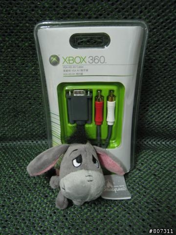 開箱文 Xbox 360 60G 惡靈古堡5 同捆包,同場加映 高解析 VGA AV端子線