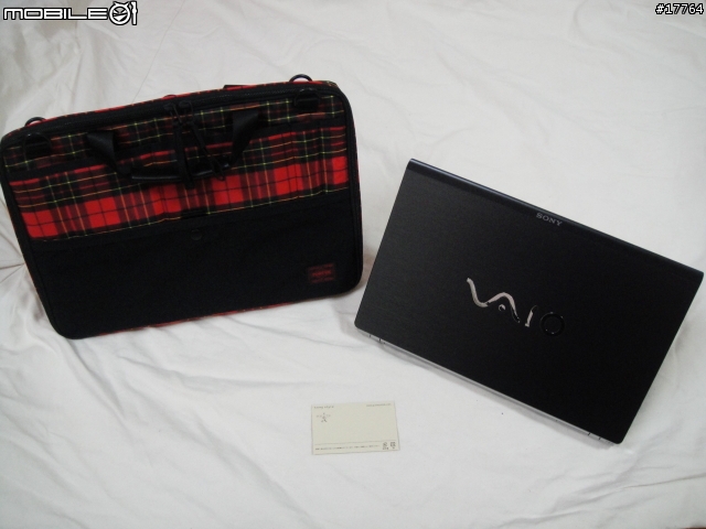 【王者登場 誰與爭鋒】SONY VAIO VGN-Z48TD/X 碳纖黑+吉田カバンPCバッグ レッドチェック【数量限定30】 CC-YPC-SR/RC