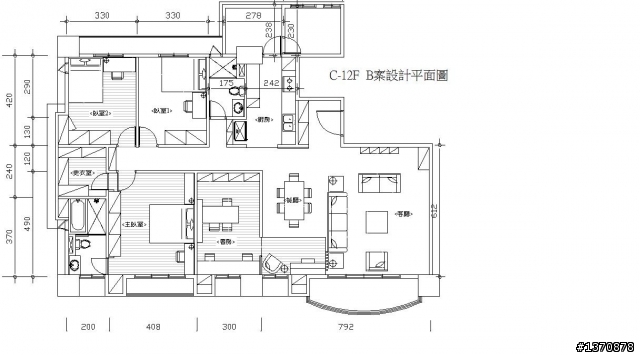 新家預售屋客變格局,請大大們協助規劃給予意見。